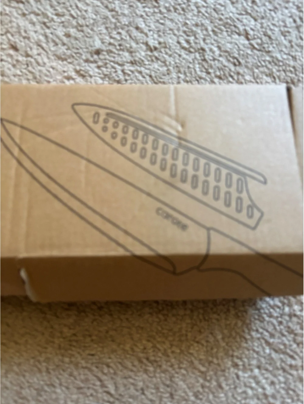 New open box carote 12 piece kitchen knife set ceramic with covers
